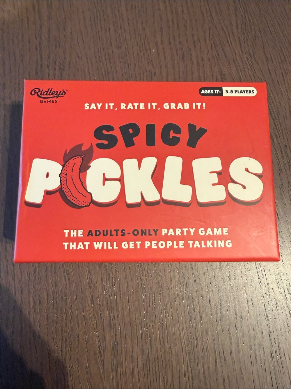 Spicy Pickles Party Game - Red